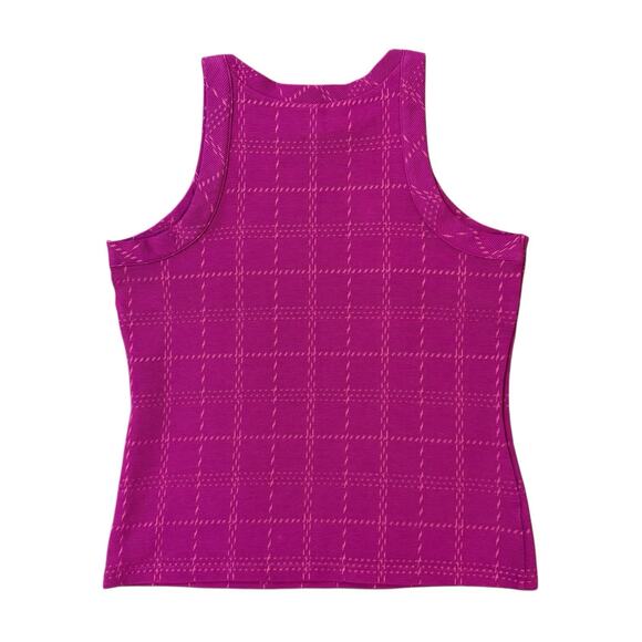 NWT Ann Taylor Purple Textured Trim Tank Sleeveless Top Women’s Petite Small NEW - Picture 5 of 16